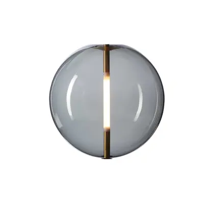 Reservglas Kandinsky 30 taklampa, rökfärgat grå