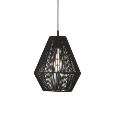 Rio taklampa, Svart 28cm