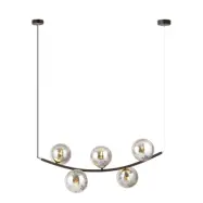 RITZ 5 Taklampa, Svart/Guld/Grafit