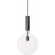 Rosdala XL taklampa, svartoxid/klarglas 40cm