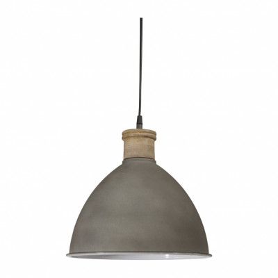 Roseville taklampa, cement 32cm