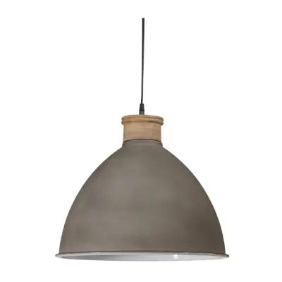 Roseville taklampa, cement 42cm