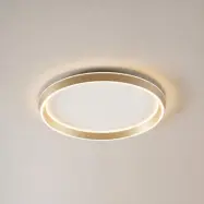 Rylan LED-taklampa, Ø 62 cm, mässing, CCT, dimbar – Lucande - Vardagsrum - Modern - Metall - Med en ljuskälla