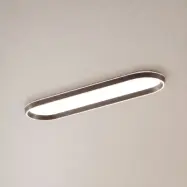 Rylan LED-taklampa, brun, 112 cm, CCT-dimbar – Lucande - Vardagsrum - Modern - Metall - Vinklad