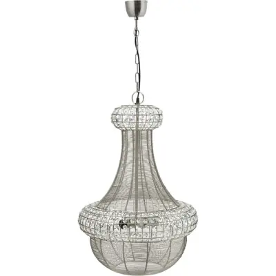 Saba taklampa, Silver 51cm