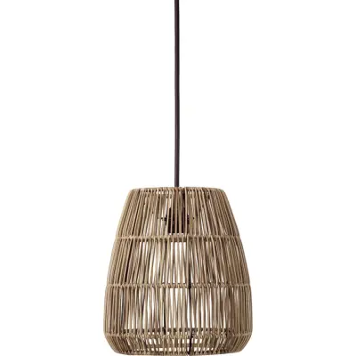 Saigon Taklampa, Natur/Grå 28cm