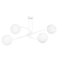 SELBI 4 Taklampa, Vit/Vit