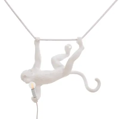SELETTI - Monkey Swing Taklampa Vit