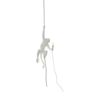 SELETTI - Monkey With Rope Taklampa Vit