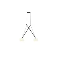 Serien Lighting - Twin LED Taklampa Black/Glass