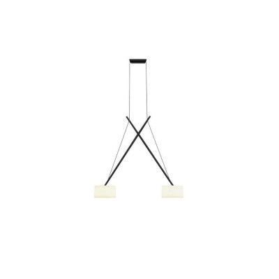 Serien Lighting - Twin LED Taklampa Black/Glass