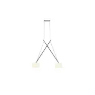 Serien Lighting - Twin LED Taklampa Chrome/Glass