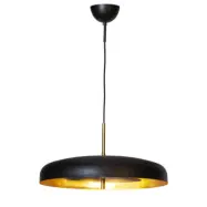 Shelby taklampa Matt svart/guld 50cm