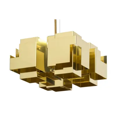 Skyline Taklampa stor, Mässing