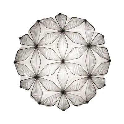 Slamp - C'EST LA VIE taklampa, svart, Ø 47 cm, 2 lampor, E27