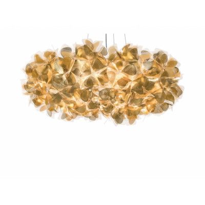 Slamp - Mama Non Mama Clizia 130 pendellampa, guld/klar