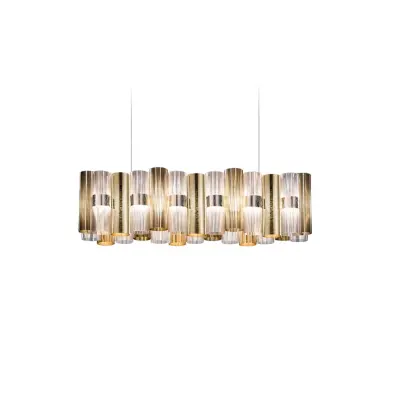 Slamp - La Lollo Linear 100 Taklampa Gold