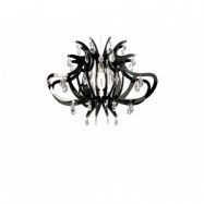 SLAMP - Lillibet Taklampa Svart/Transparent
