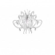 SLAMP - Lillibet Taklampa Vit/Transparent