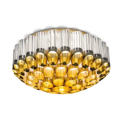 Slamp - Odeon Ceiling taklampa, guld, Ø 65 cm