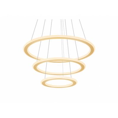 SLV - One Flat Taklampa Triple 2700/3000K Brass