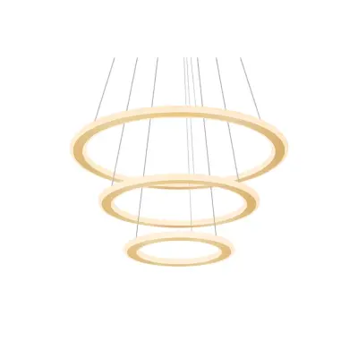 SLV - One Flat Taklampa Triple 2700/3000K Brass