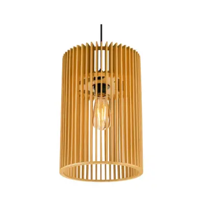 SLV - Wud Taklampa Cylindrical Matt Natural