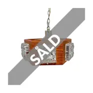 Sofia takpendel, trä/glas