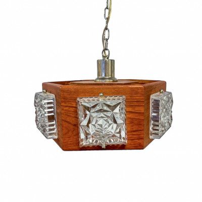 Sofia takpendel, trä/glas