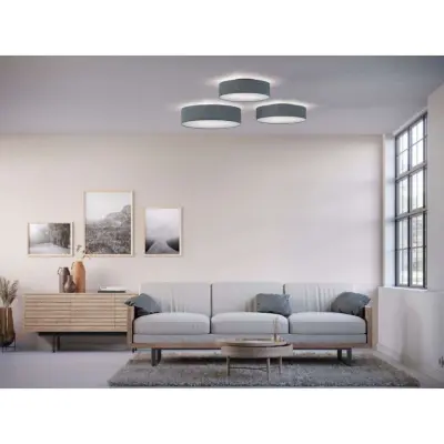 Soft Plafond Ø60 Blue Wool Belid - Vardagsrum - Tyg / textil