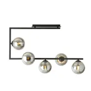 SOMA 5 Taklampa, Svart/Grafit