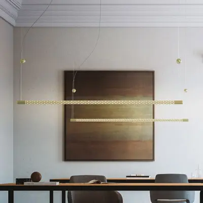 Squiggle H8 Taklampa 2700K Gold Rotaliana - Vardagsrum - Design - Metall - Med en ljuskälla