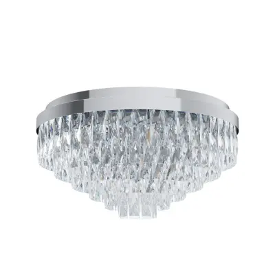 Stars of Light - Valparaiso taklampa i krom, Ø 58 cm, metall –