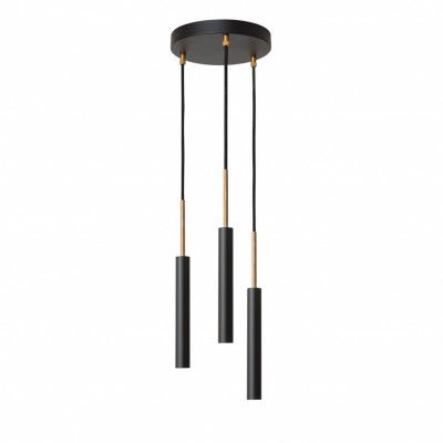 Stav 3 rund taklampa, svart