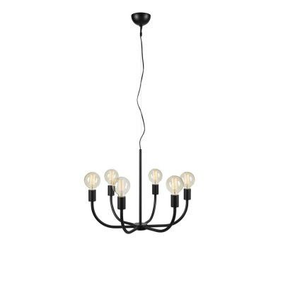 Taklampa AMISTOSO Markslöjd 6L Svart