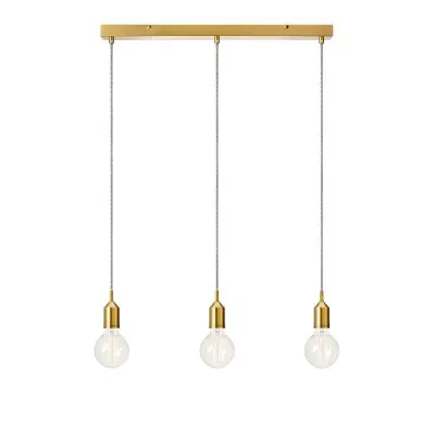 Taklampa BRONX Markslöjd Brons Rak 3L