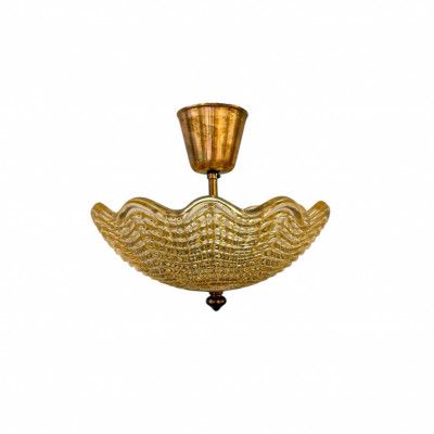 Taklampa Gul Glas , 30 cm