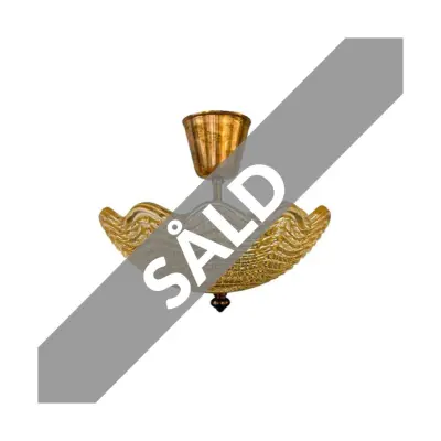 Taklampa Gul Glas , 30 cm