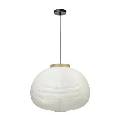 Taklampa Kami Rislampa Vit Ø60 cm