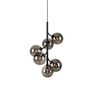 Taklampa Markslöjd CALLISTO 6L Svart/Rökfärgad