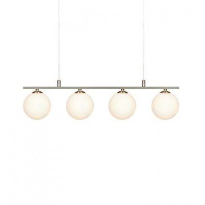 Taklampa Markslöjd Quattro Stål/Opal