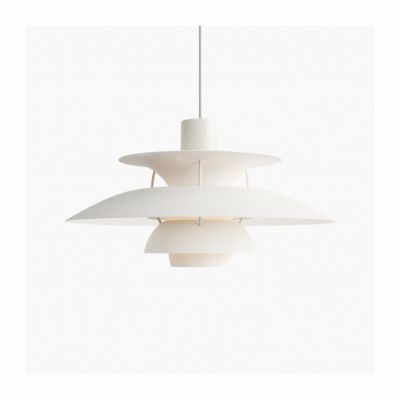 Taklampa PH 5 Monokrom vit