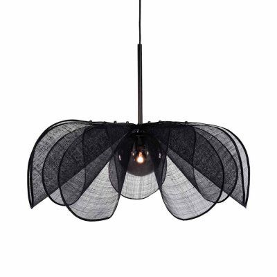 Taklampa Styrka 75 cm Svart/Smoke