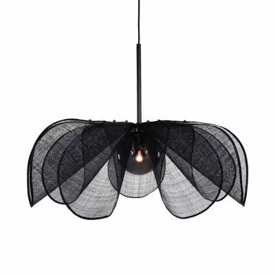 Taklampa Styrka 75 cm Svart/Smoke