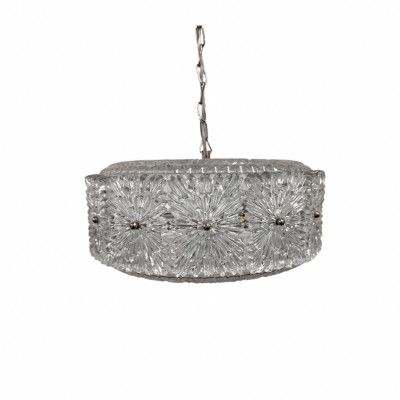 Taklampa Transparent Glas , 35 cm