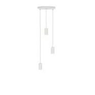 Tala - Alumina Triple Taklampa Chalk