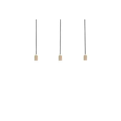 Tala - Linear Triple Taklampa Brass