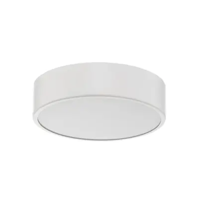 TEMAR LIGHTING - Taklampa Cleo, Ø 30 cm, IP20, vit, metall, E27