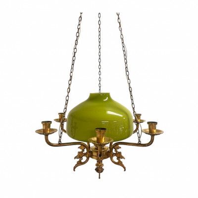 Timeless Brilliance Takkrona grön/mässing