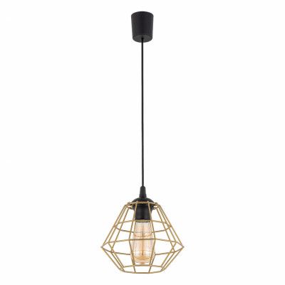 TK Diamant taklampa M - guld stål